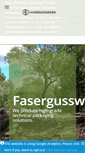 Mobile Screenshot of fasergusswerk.de