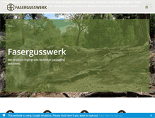Tablet Screenshot of fasergusswerk.de